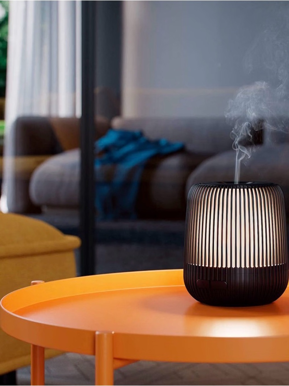 Pranarom Black Ribbed Essential Oil Diffuser - Picture 2 of 9